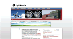 Desktop Screenshot of logistikbranche.net