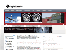 Tablet Screenshot of logistikbranche.net